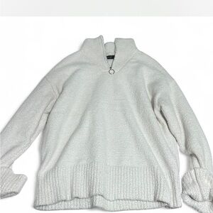 Cozy White Turtleneck Sweater